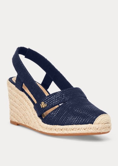 Ralph Lauren Penelopie Espadrillos Dame Danmark (FLRAT0782)